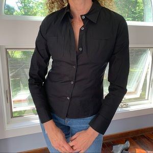Black button up